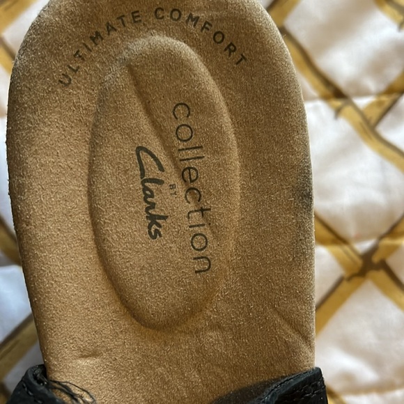 Clark’s wedge Sandela size 11 black - Picture 4 of 5